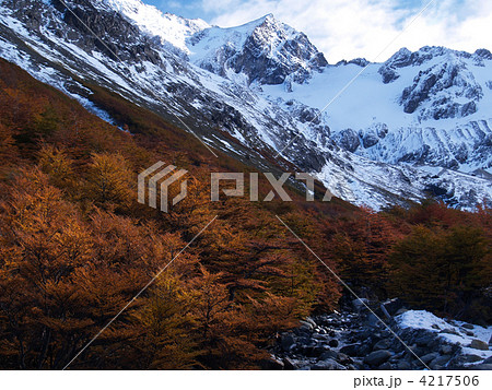 アルゼンチン・パタゴニアのマルティアル氷河 アルゼンチン・パタゴニアのマルティアル氷河 4217506