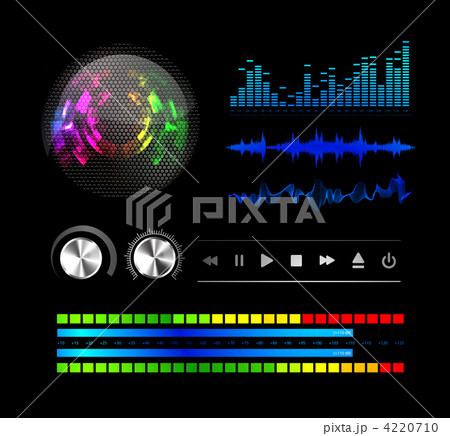 Sound waves set 4220710