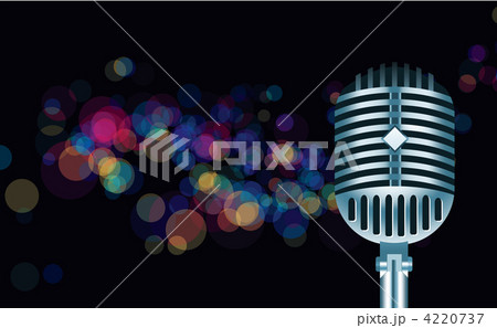 Abstract lights with mickrophone 4220737