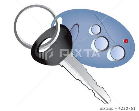 remote control car keyのイラスト素材 [4220761] - PIXTA