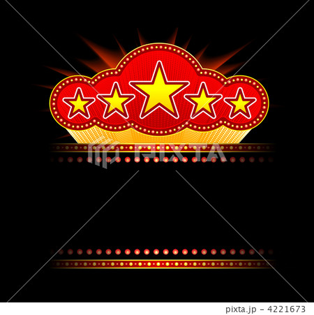 Blank movie, theater or casino marquee Blank movie, theater or casino marquee 4221673
