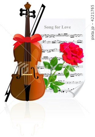 Violin with Rose Violin with Rose 4221765