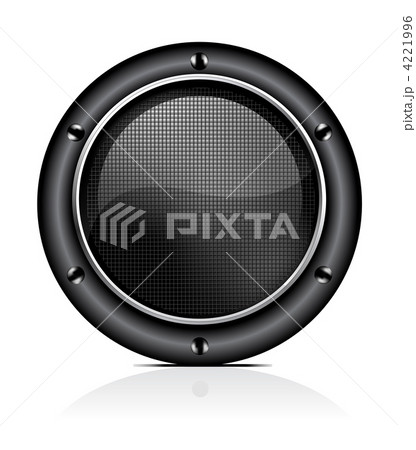 sound speaker on white 4221996