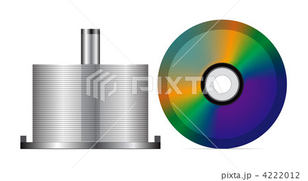 Stack of blank CDs, isolated on white background Stack of blank CDs, isolated on white background 4222012