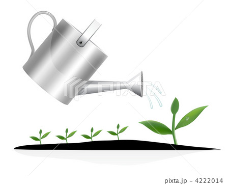 Young plant with watering can 4222014