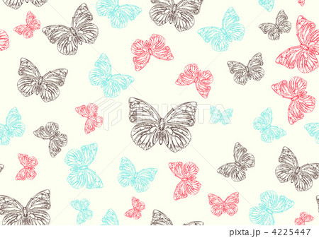 funky hand-drawn butterflies 4225447
