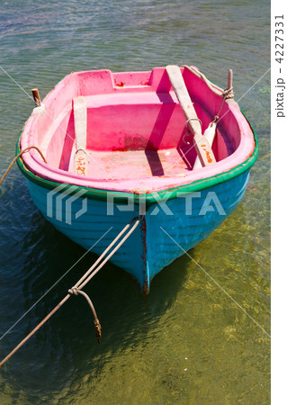 Rowing boat in Mykonos, Greece 4227331
