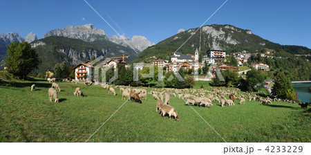 Village in the mountains 4233229