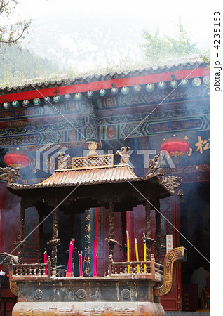 Taoist temple, Xian, China 4235153