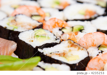 sushi background with shallow DOF 4235253