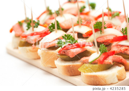 canapes with fish 4235285