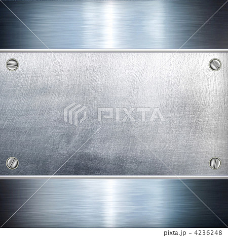 Metal plate steel background. 4236248