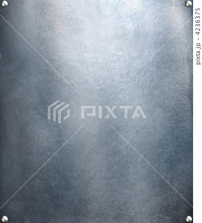 Metal plate steel background. 4236375
