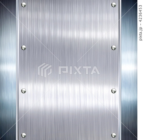 Metal plate steel background. 4236453