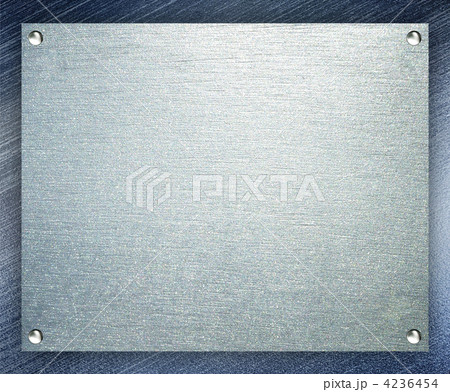 Metal plate steel background. 4236454