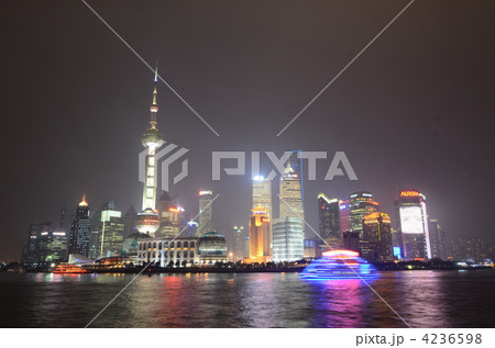 中国・上海　外灘の夜景 4236598