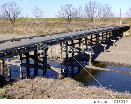 木造沈下橋 島田橋 木造沈下橋 島田橋 4238550