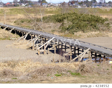 木造沈下橋 島田橋 木造沈下橋 島田橋 4238552