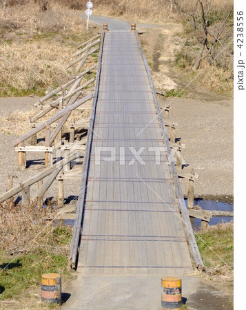 木造沈下橋　島田橋 4238556
