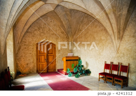 Hall for wedding ceremony in castle Karlstejn, Czech Republic Hall for wedding ceremony in castle Karlstejn, Czech Republic 4241312