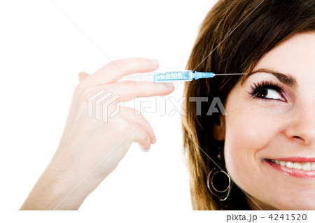 Smiling girl with injection 4241520
