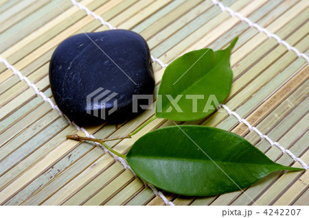 Stone and leaves Stone and leaves 4242207