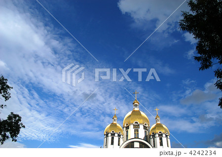 Churches and clouds 4242234