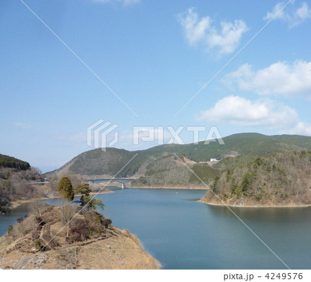 岐阜県　恵那市　阿木川湖 4249576