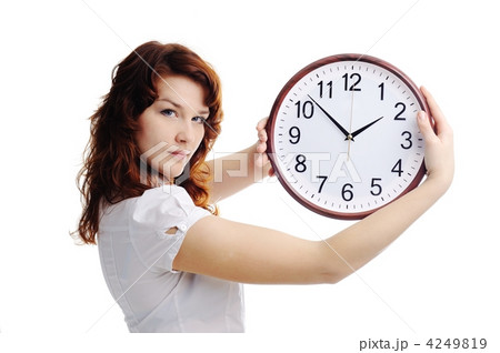Woman and clock 4249819