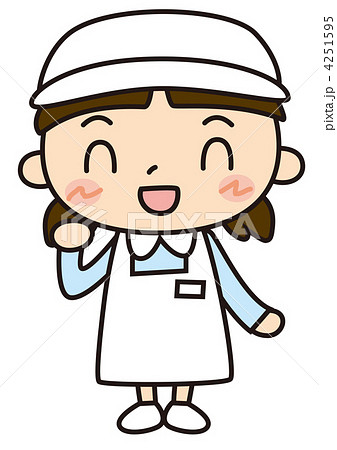 2等身作業員（女性白制服2） 4251595