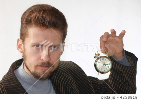 Alarm clock in hand 4258818