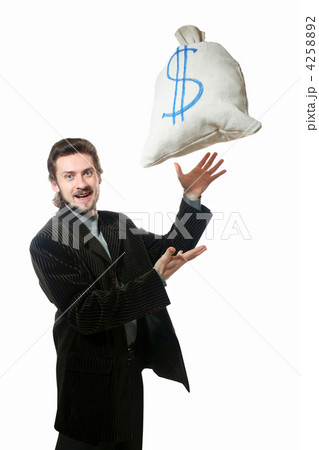 Man and sack Man and sack 4258892