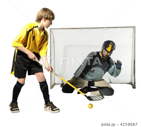 floorball player and goalkeeper 4259087