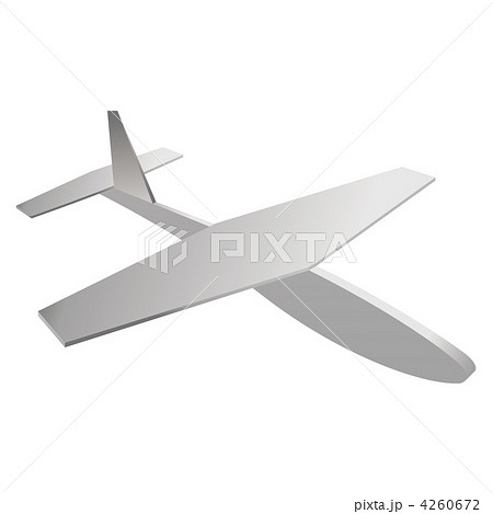 クリップアート 模型飛行機 紙飛行機のイラスト素材