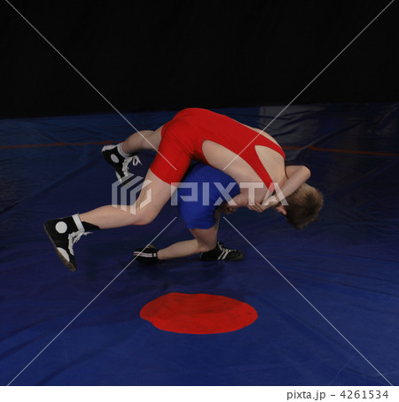 two wrestlers Greco-Roman wrestling 4261534
