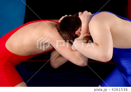 two wrestlers Greco-Roman wrestling 4261536