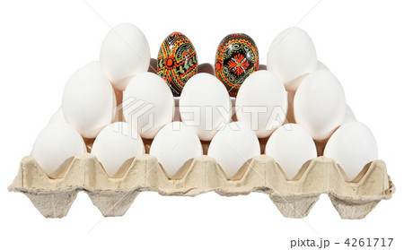 Chicken eggs in the package, Easter Chicken eggs in the package, Easter 4261717