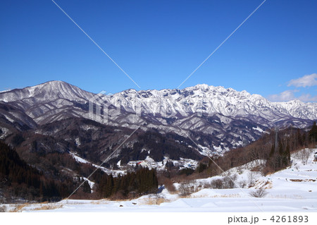 鬼無里からの戸隠連峰 鬼無里からの戸隠連峰 4261893