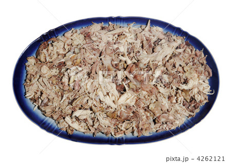 Chicken and pork in a plate 4262121