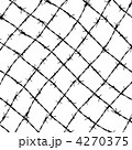 fence from barbed wires 4270375
