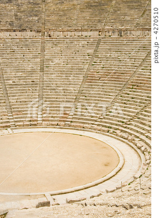 Ancient theater in Epidaurus, Greece. The theater is the largest 4270510