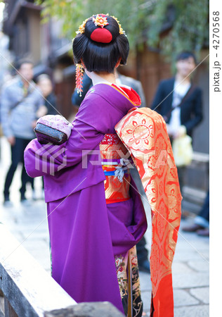 Young Maiko on a street of Gion, Kyoto, Japan Young Maiko on a street of Gion, Kyoto, Japan 4270568