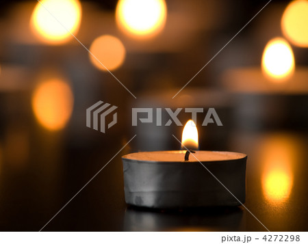 candle on black 4272298