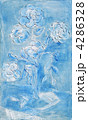 Painting, a bouquet of white daisies 4286328