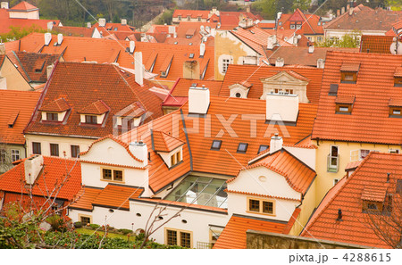 Roofs of Prague, Czech Republic Roofs of Prague, Czech Republic 4288615