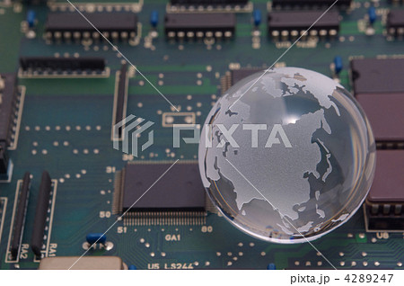 基板とガラスの地球儀 4289247