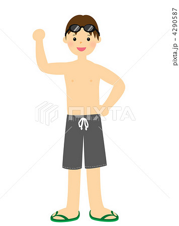 水着の男性 水着の男性 4290587