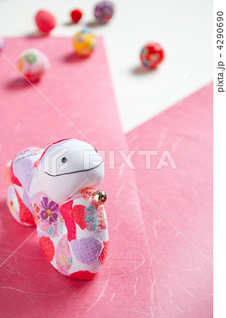 手づくりへびさんの年賀状素材 手づくりへびさんの年賀状素材 4290690