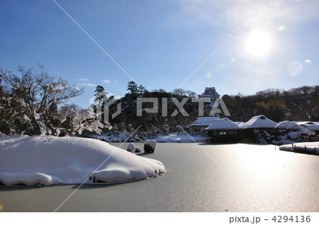 彦根城玄宮園・雪景色 彦根城玄宮園・雪景色 4294136