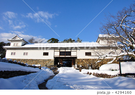 彦根城天秤櫓・雪景色 4294160